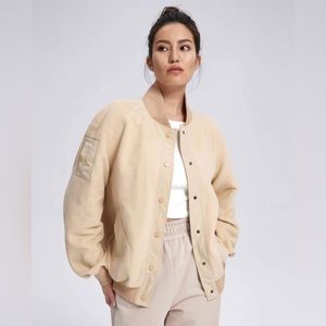 LIT Activewear Mousse Sherpa Jacket - Cream, M